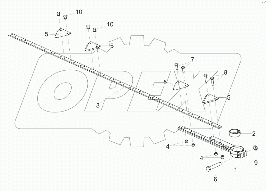  Нож КЗК-9-1507050