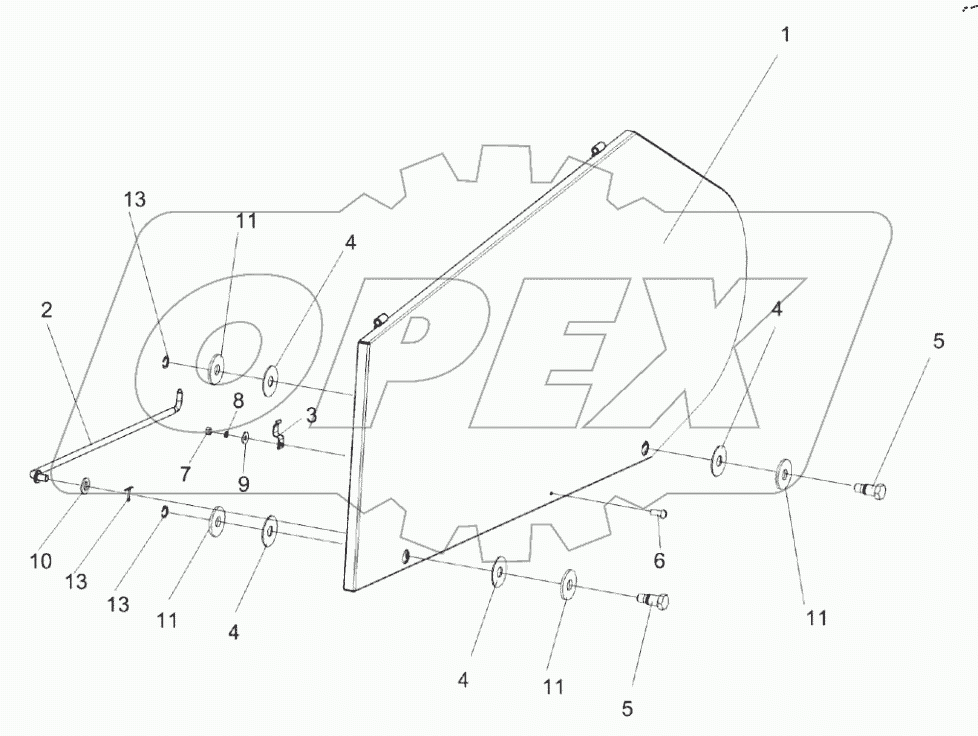  Крышка КЗК-9-1525220