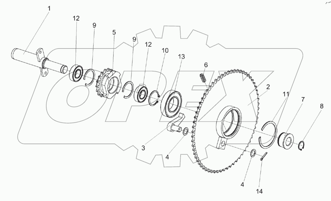  Муфта обгонная КЗР 1504100