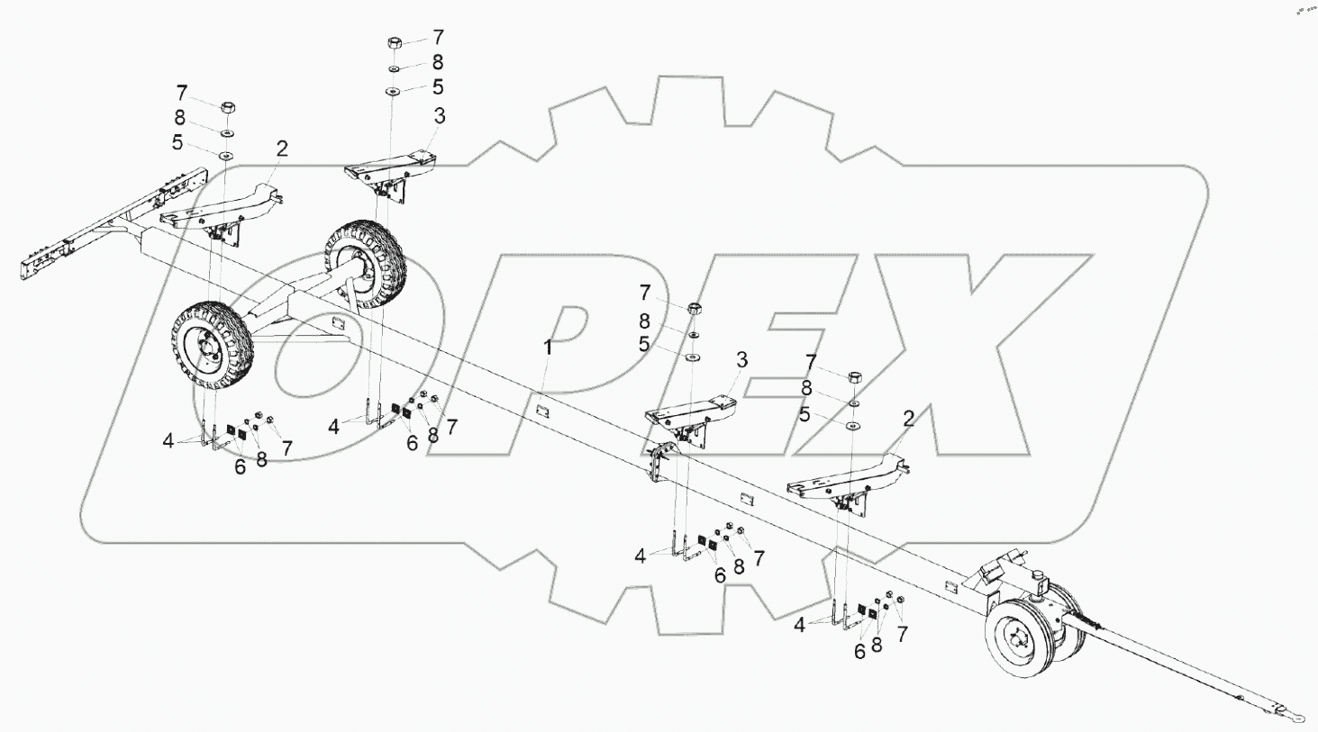 Тележка транспортная КЗК 1590000А-06