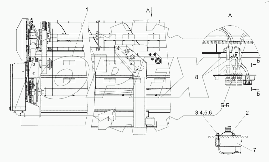  Электрооборудование жатки