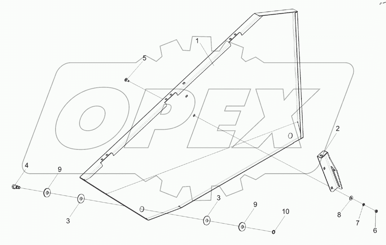  Ограждение КЗК-1492-1525050