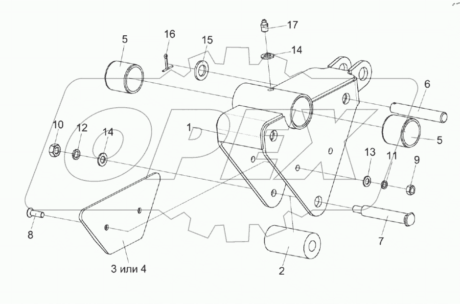  Направляющая КЗК-1492-1503510