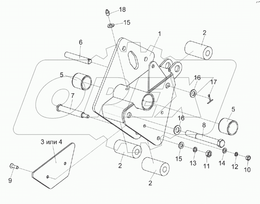  Направляющая КЗК-1492-1503540