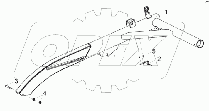  Поддержка правая КЗК-1492-1509000А