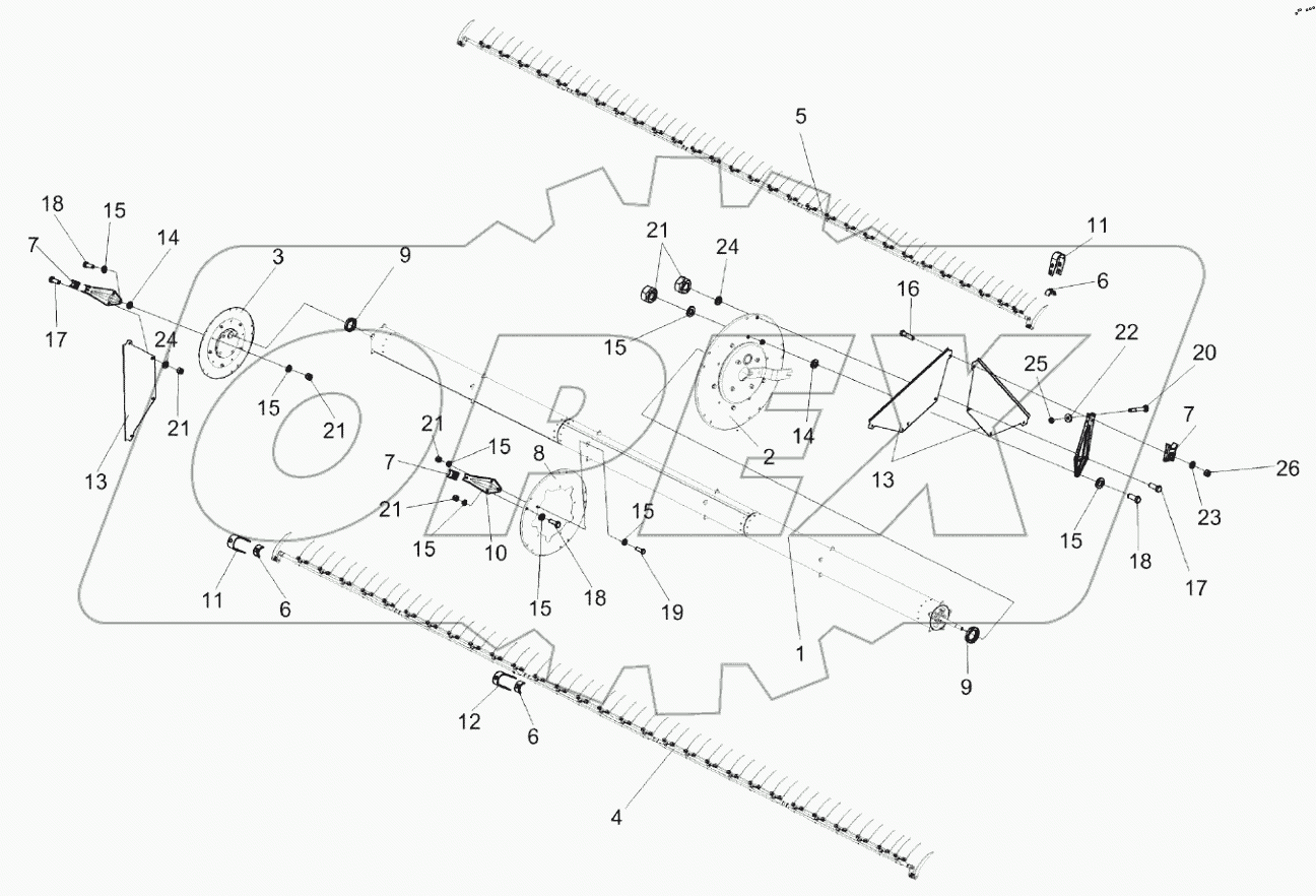  Мотовило КЗК-1420-1573000
