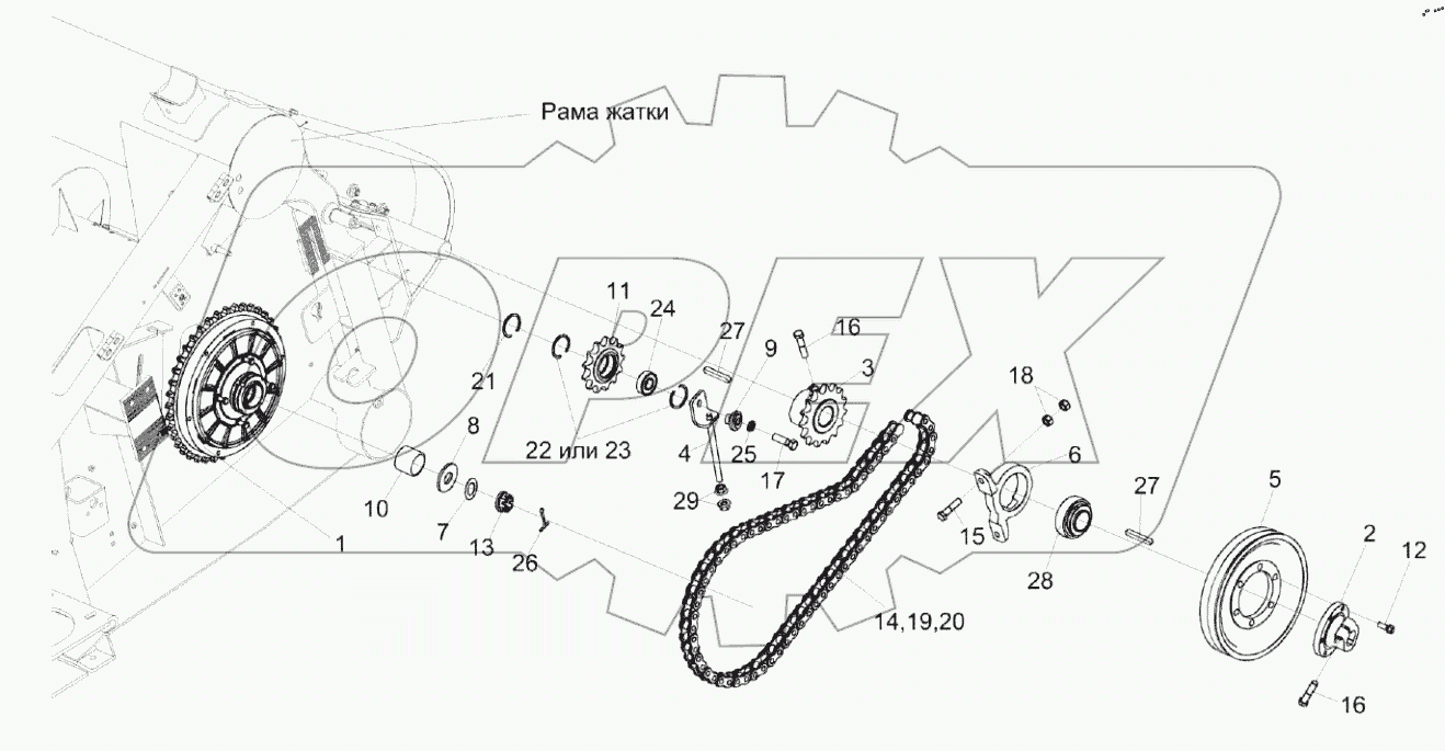  Установка приводов КЗК-1492-1504000А