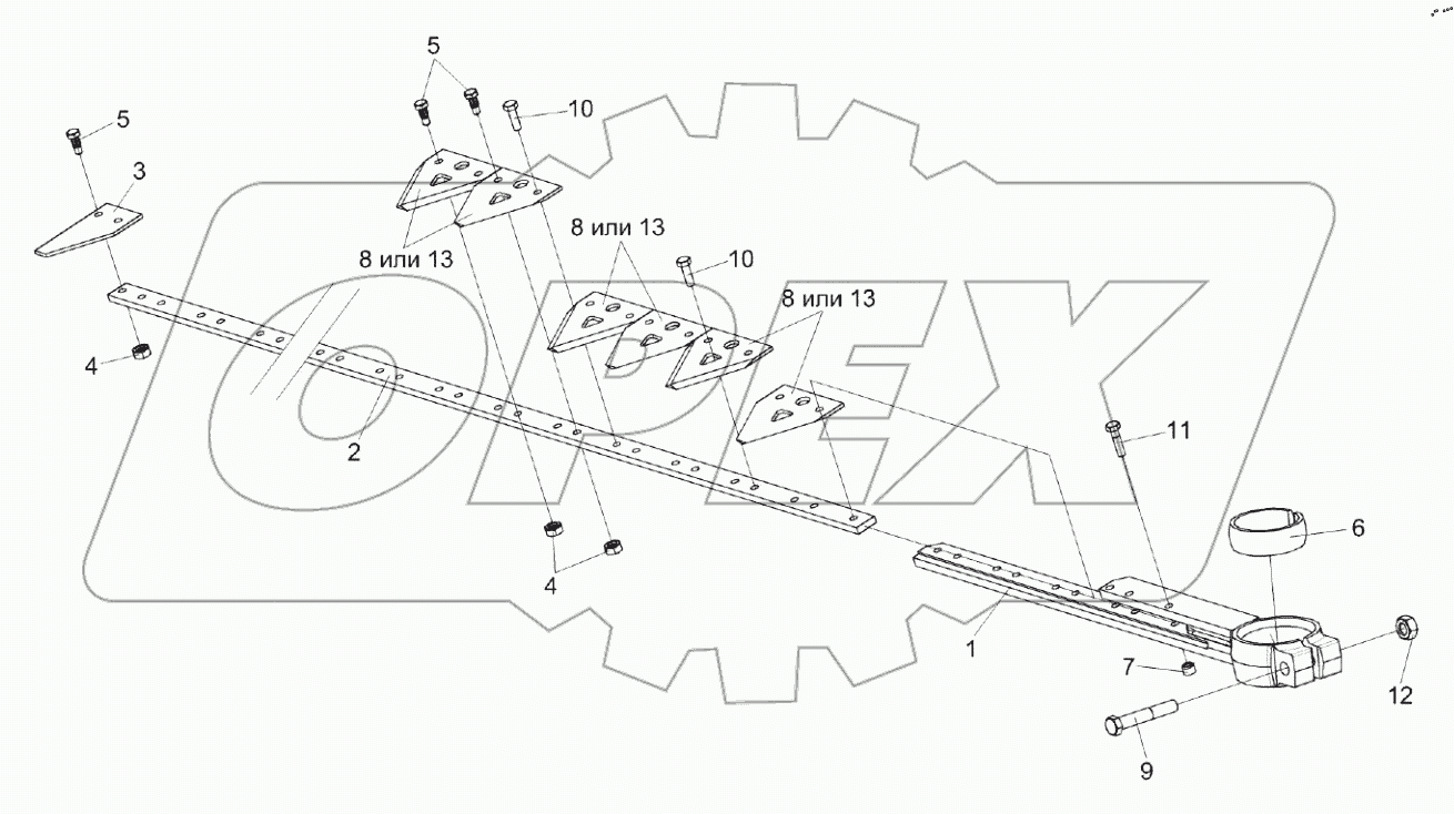  Нож КЗК-1492-1507010