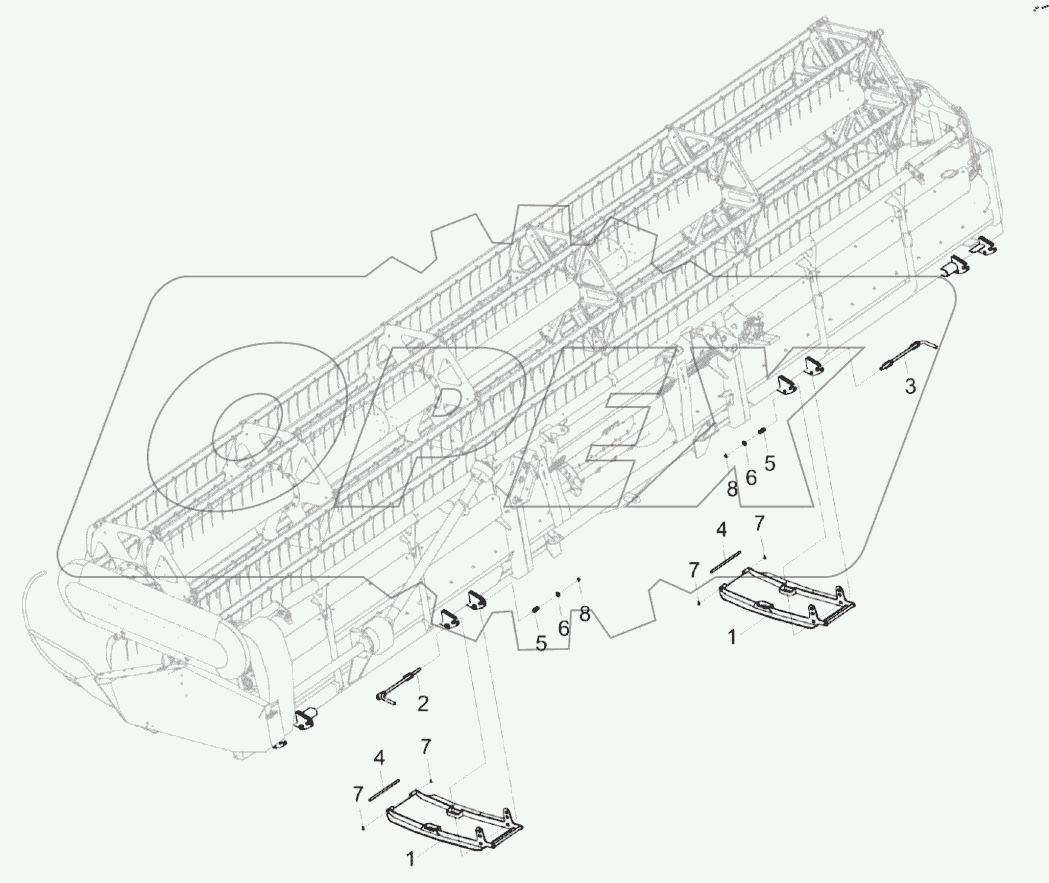  Установка башмаков КЗК-9-3-1516000