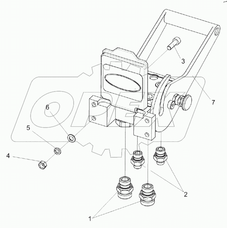  Разъем гидравлический многофункциональный КЗК-1420-0689390