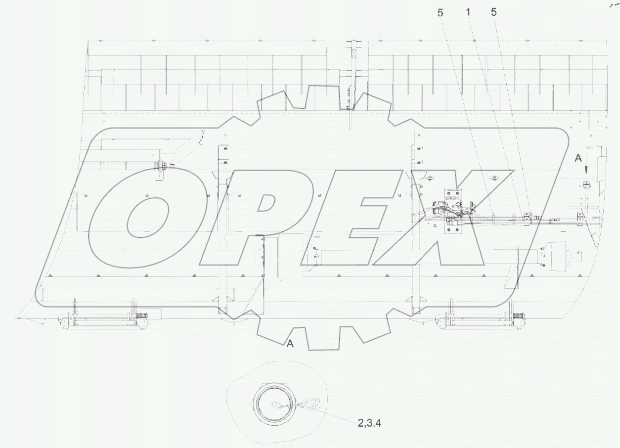  Электрооборудование жатки КЗК-9-3-0717000