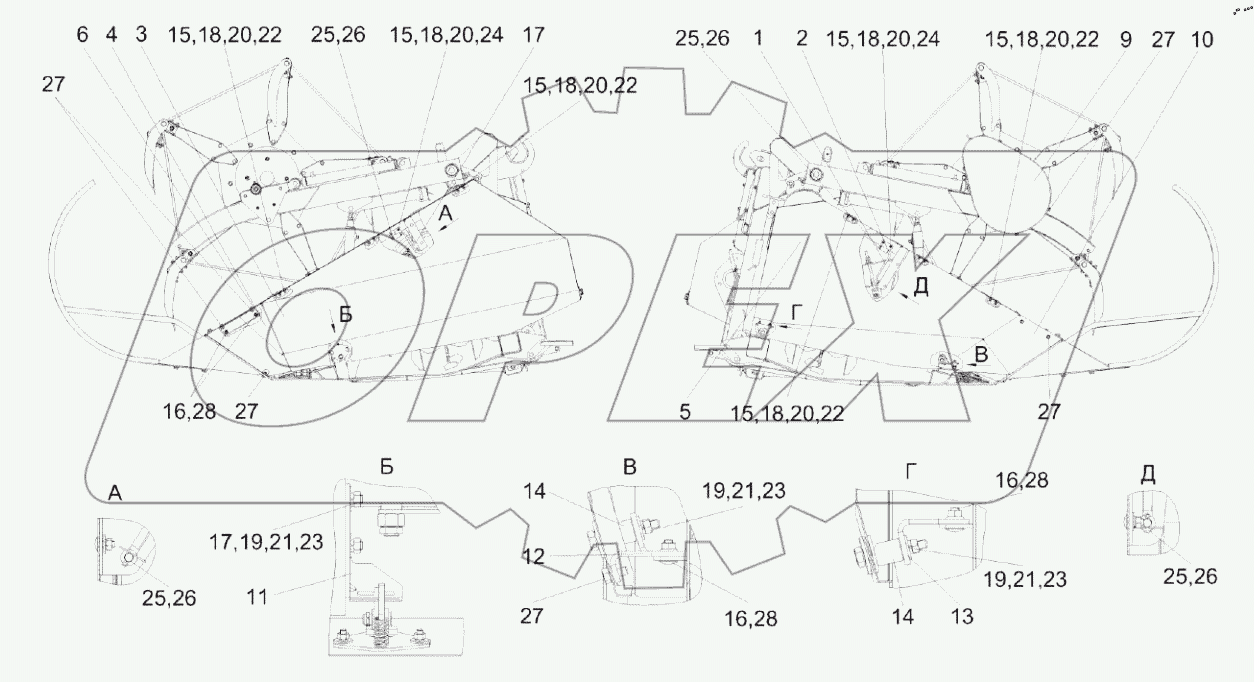  Установка ограждений КЗК-9-3-1525000