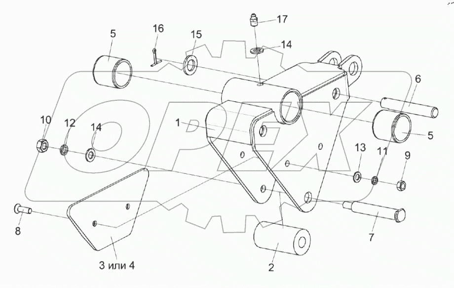  Направляющая КЗК-1492-1503510