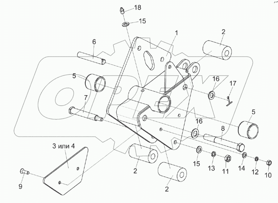  Направляющая КЗК-1492-1503540
