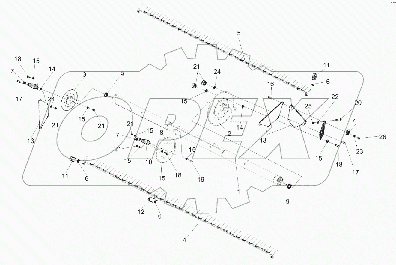  Мотовило КЗК-1420-1573000