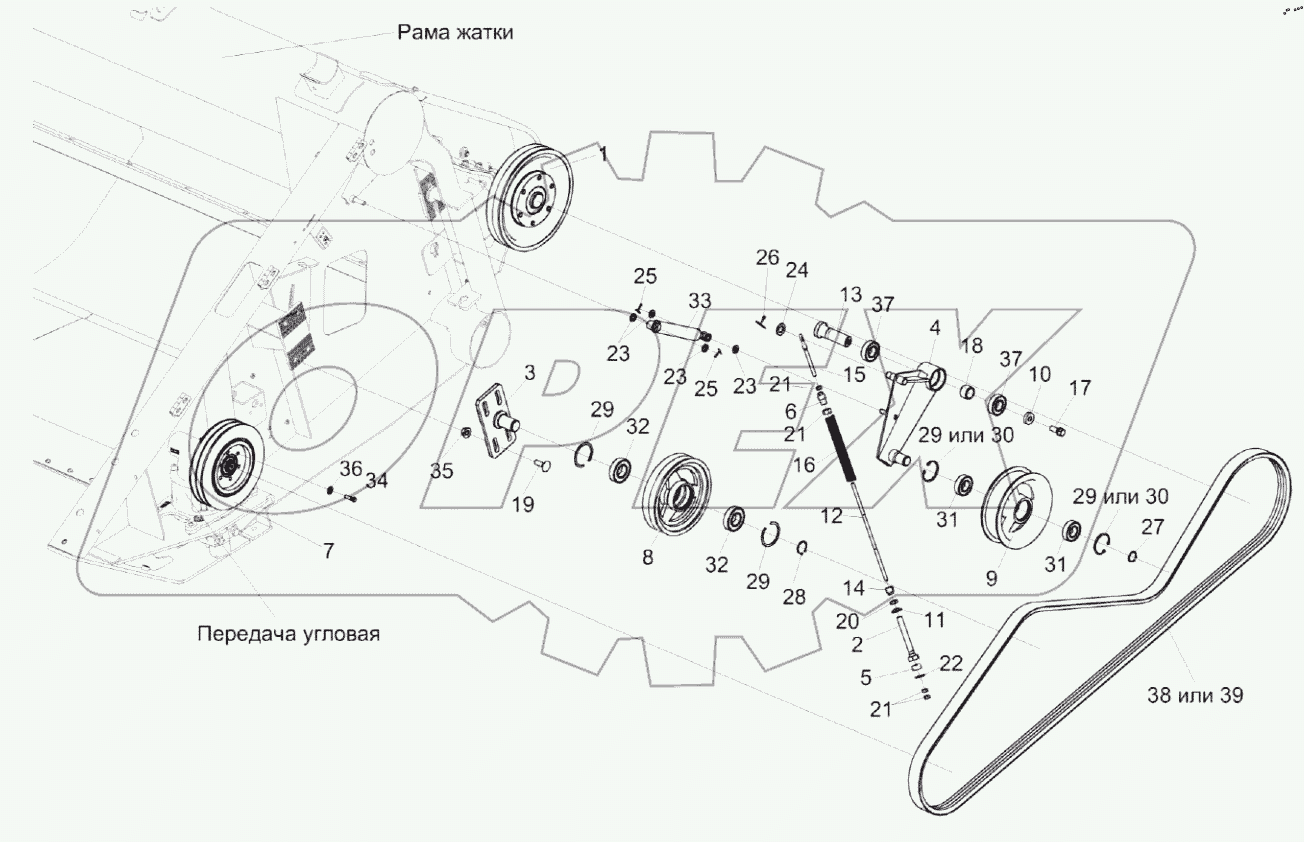 Установка приводов КЗК-1492-1504000А