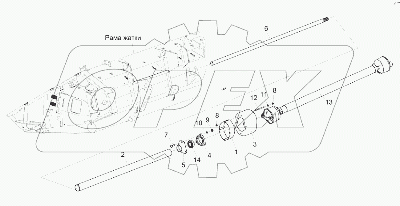  Установка приводов КЗК-1492-1504000А