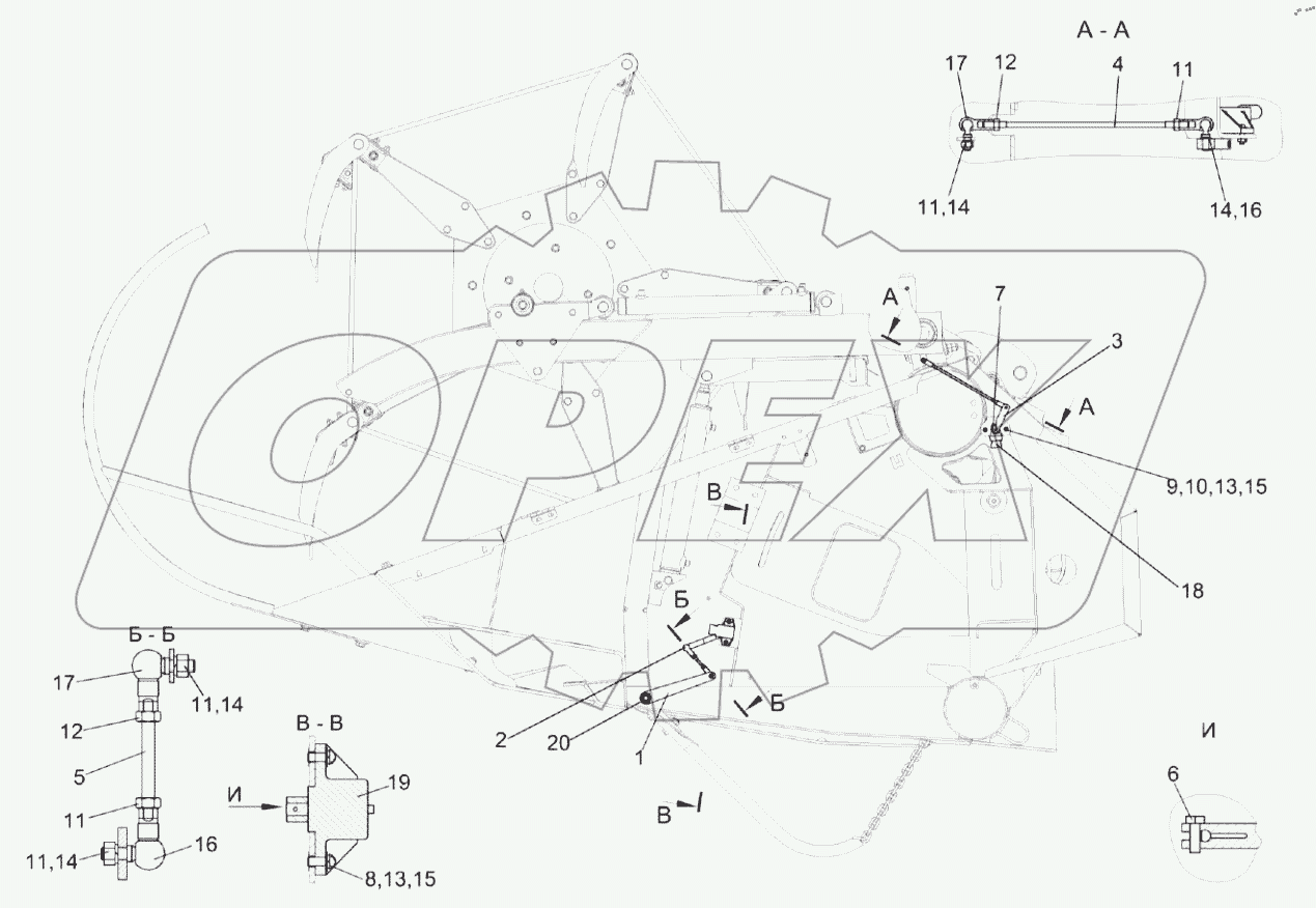  Установка датчиков КЗК-1492-1506000А