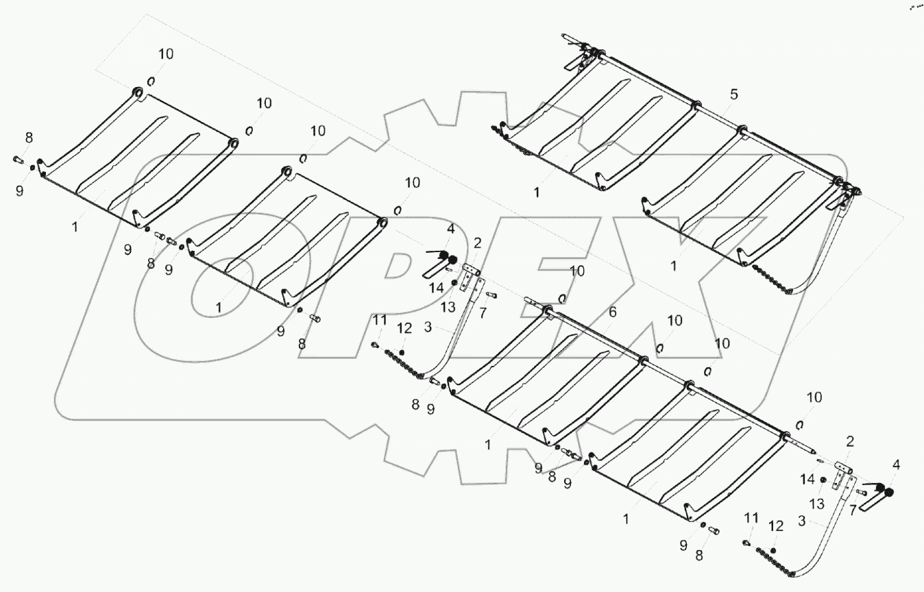  Установка башмаков КЗК-1492-1516000А