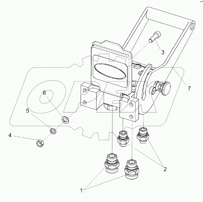  Разъем гидравлический многофункциональный КЗК-1420-0689390