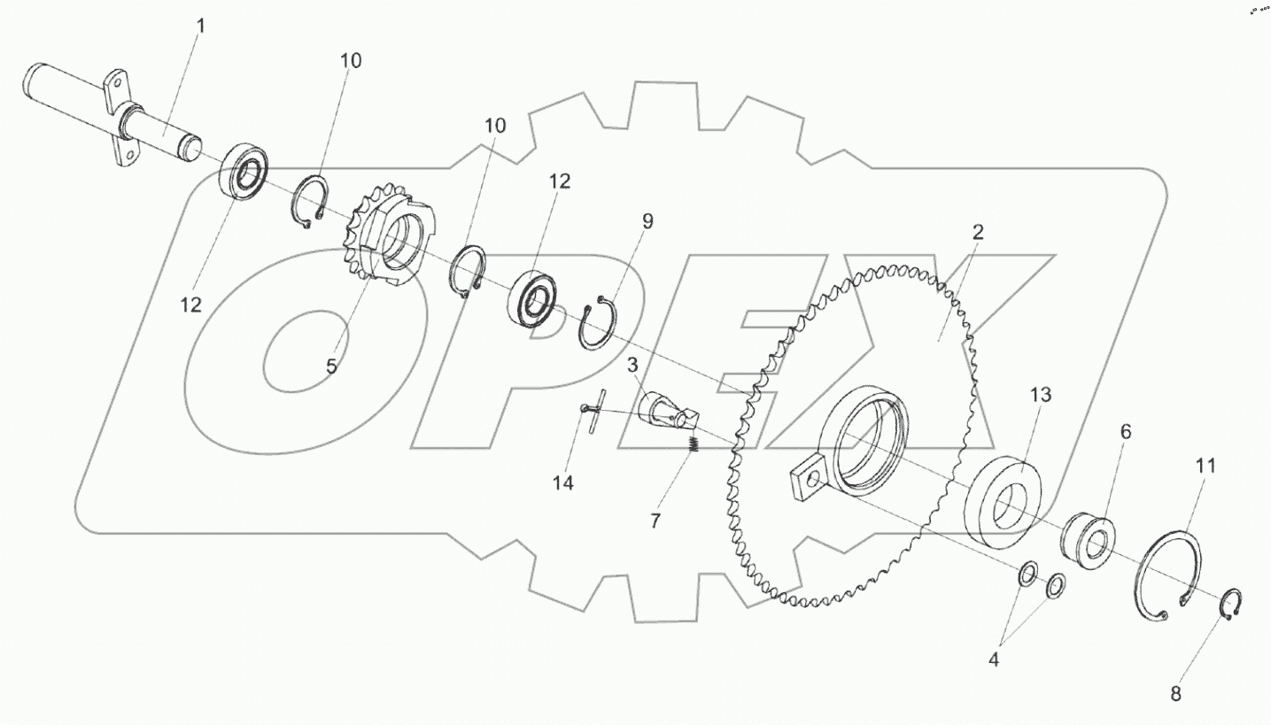  Муфта обгонная КЗР 1504100