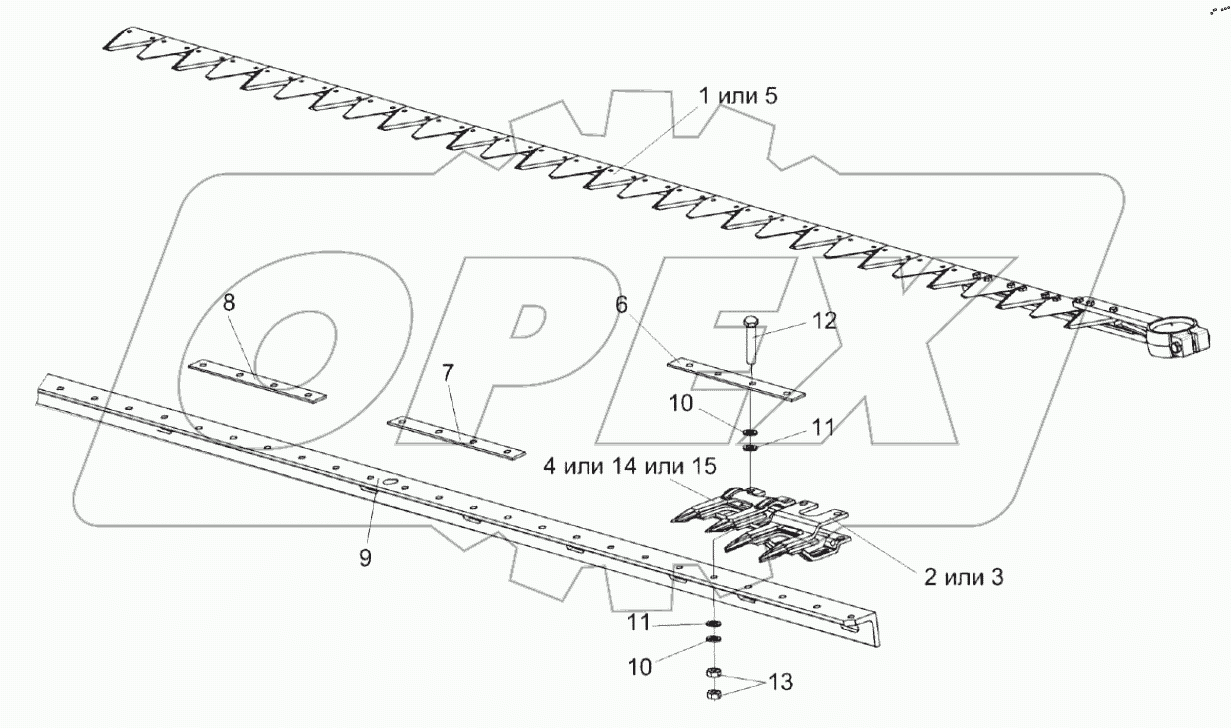 Аппарат режущий КЗР 1507000