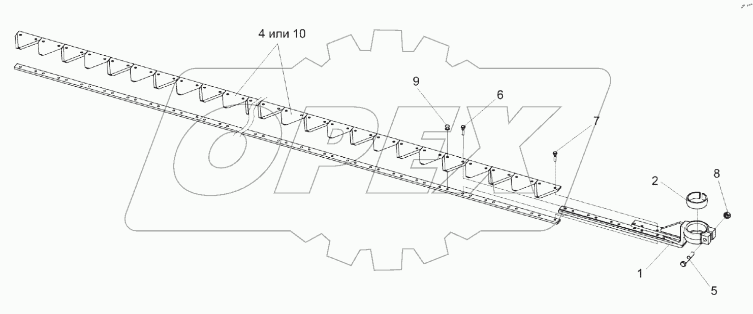  Нож КЗР 1507010