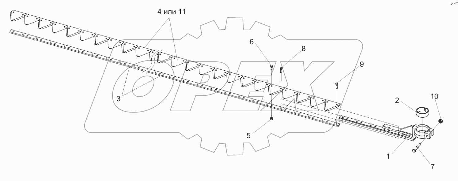  Нож КЗР 1507120