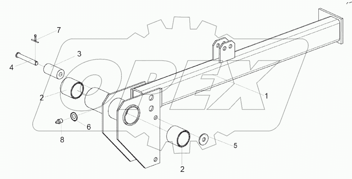  Направляющая КЗР 1573080-01