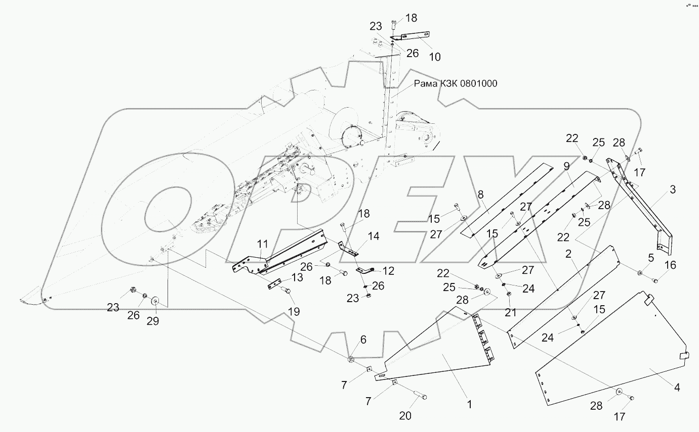 Жатка КЗК 0800000