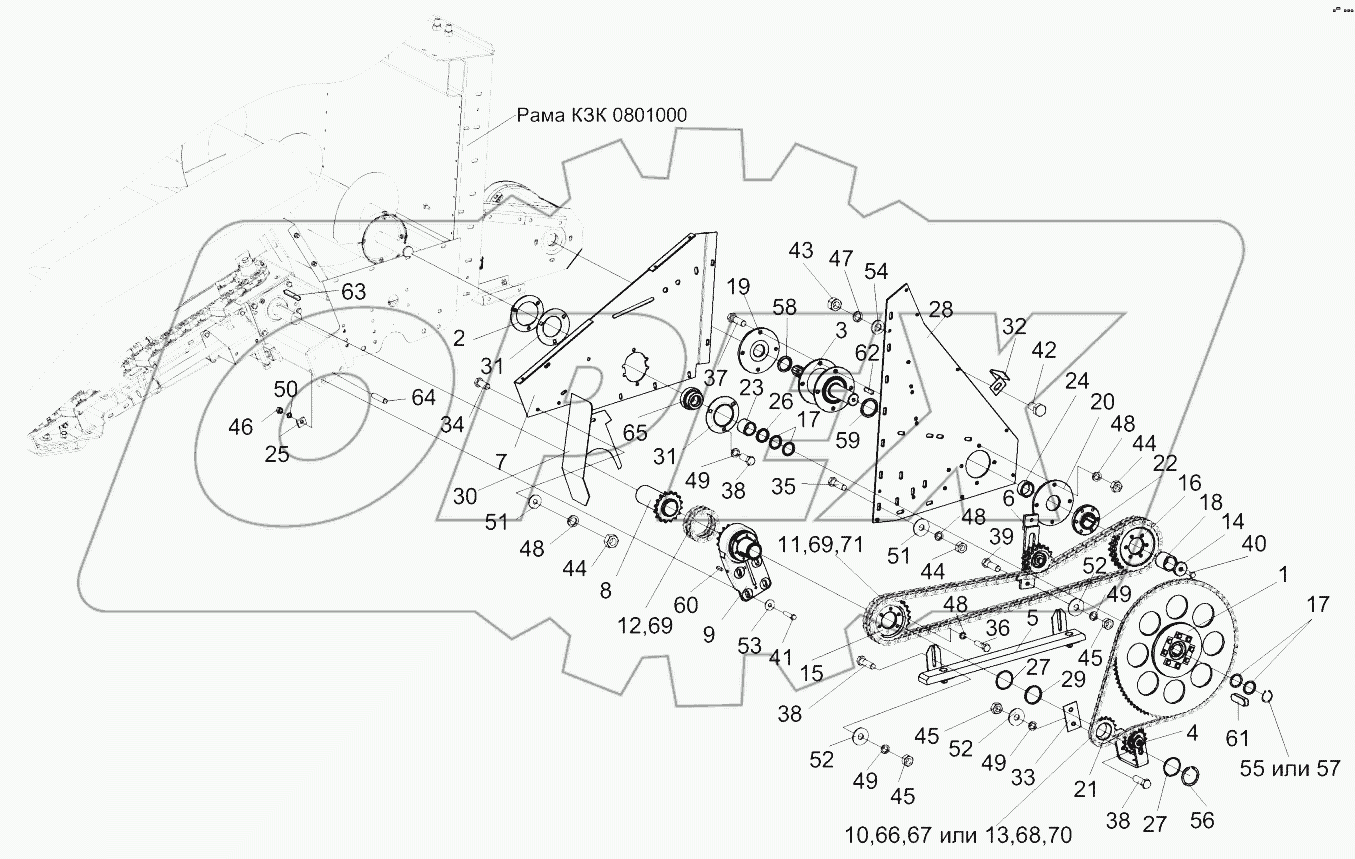 Жатка КЗК 0800000