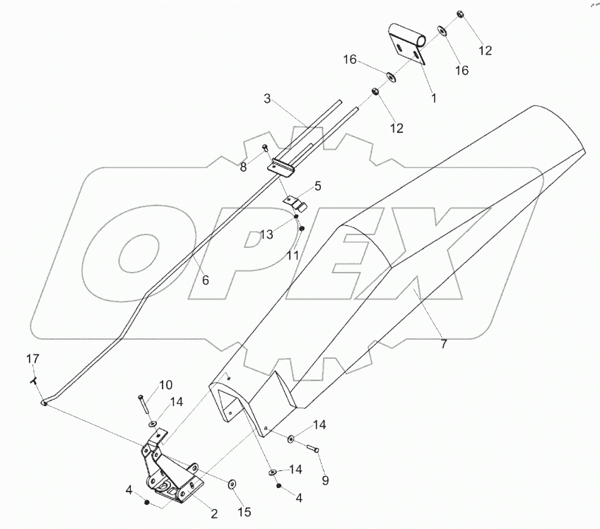  Кожух боковой КПС-4-0526000