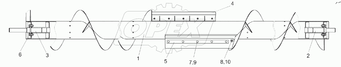  Шнек КЗК 0802000-01
