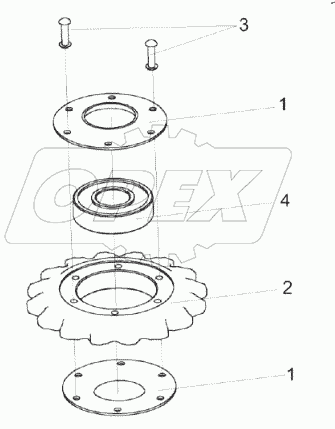  Звездочка КПС-4-0510060