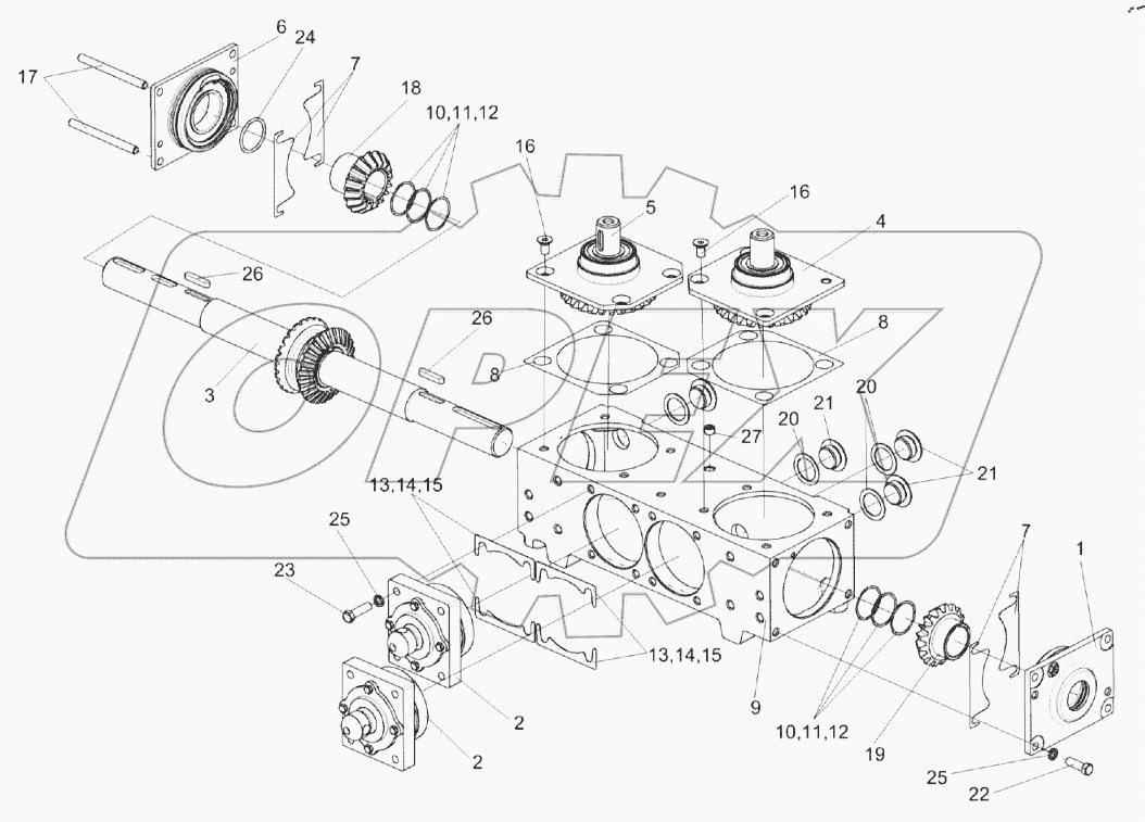  Редуктор КПС-4-0515200-01