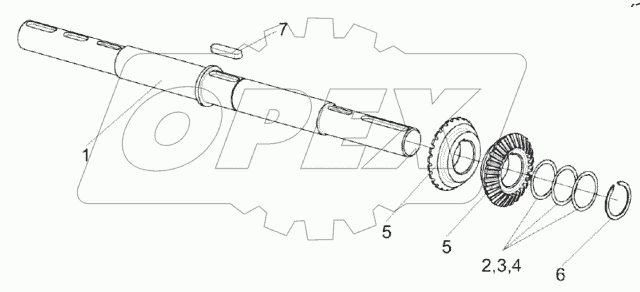  Вал КПС-4-0515250-01