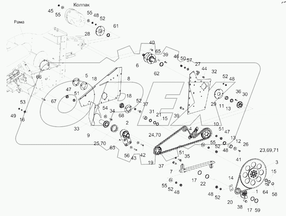  Жатка КЗК 0800000-01