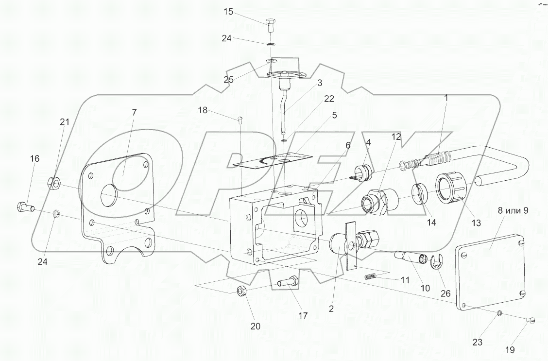  Датчик камнедетектора ПКК 0108320Б