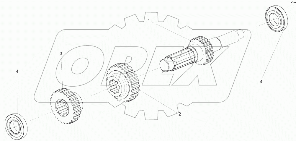  Вал ПКК 0135090