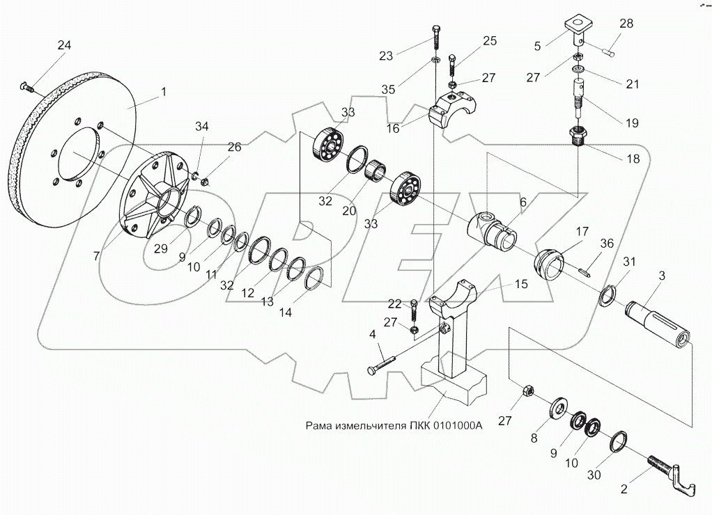  Устройство заточное ПКК 0107000Б