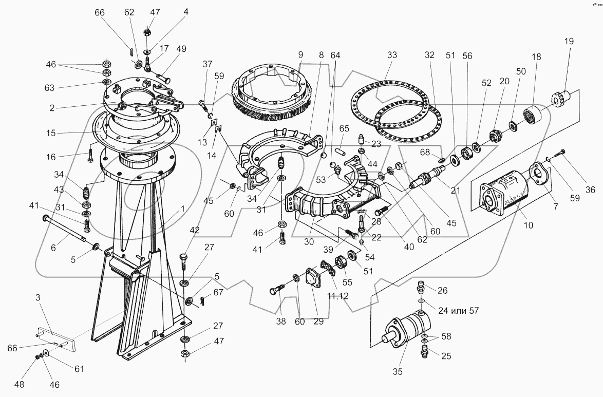  Основание силосопровода ПКК 0104030А