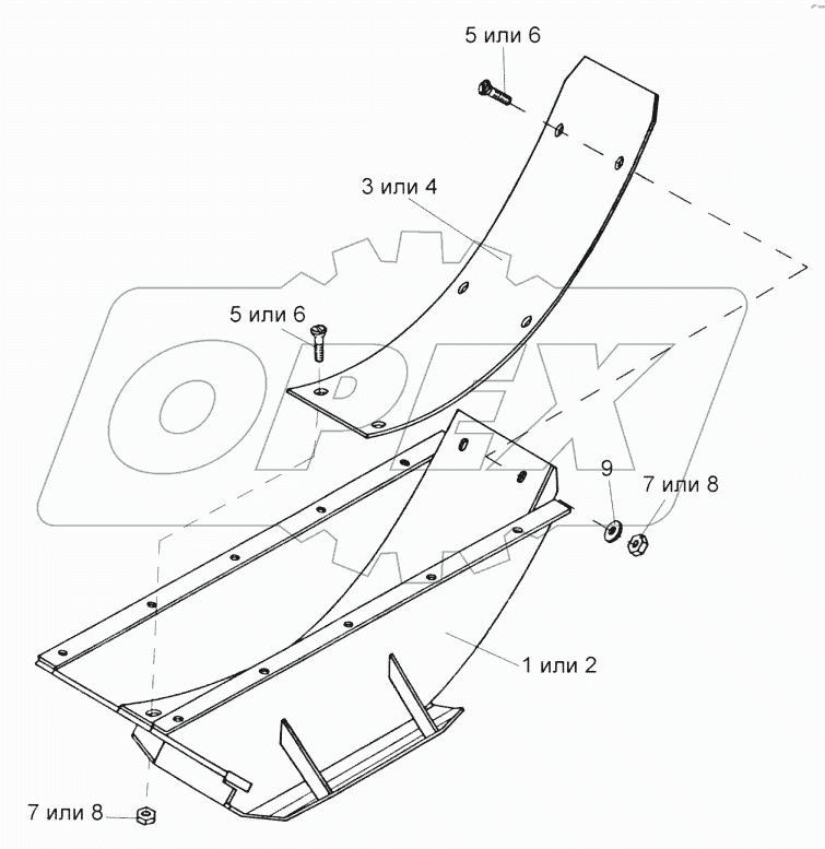  Кожух нижний ПКК 0102000А