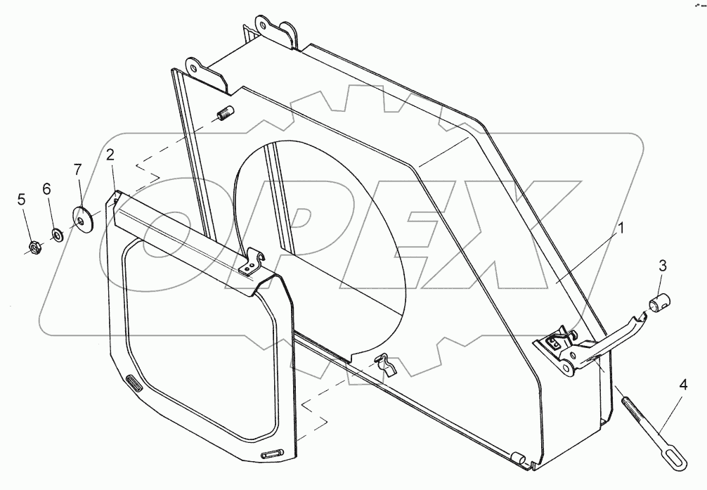  Кожух верхний измельчителя ПКК 0103000А