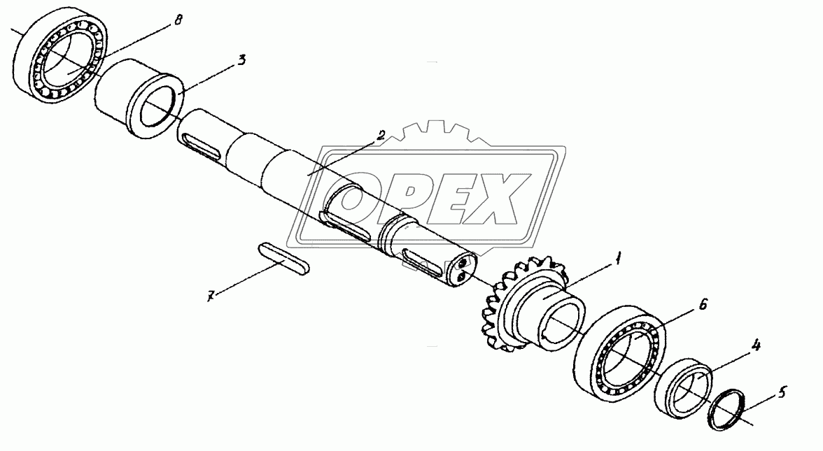 Вал (КПР6103020)