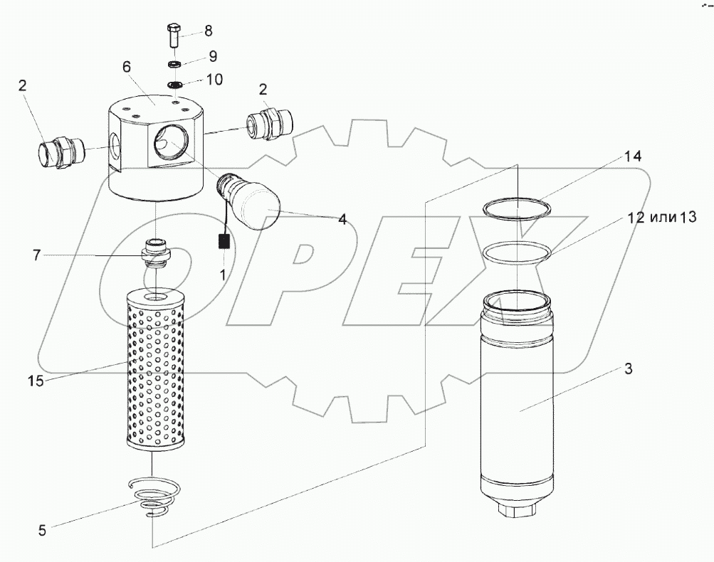  Фильтр напорный КС-200-0602300