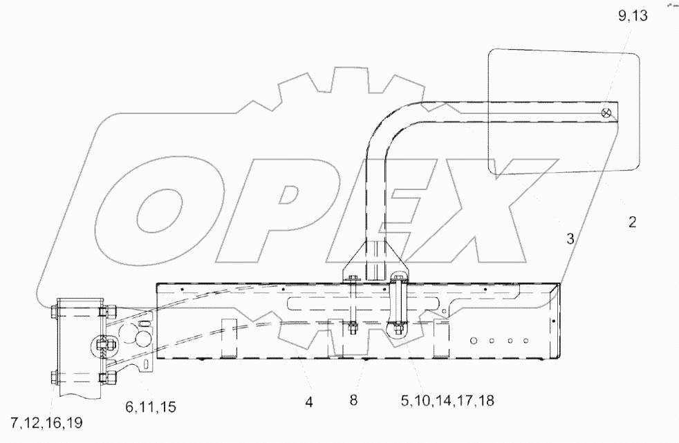  Установка опоры КС-100-0100030