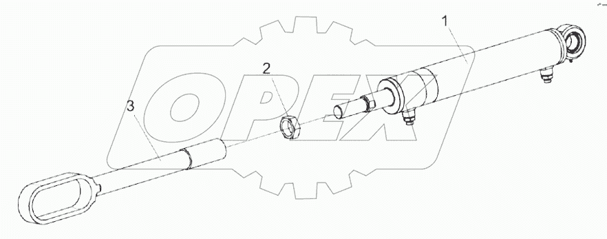  Гидроцилиндр КС-100-0154070