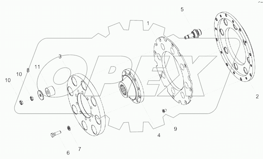  Диск ведомый КС-100-0116050