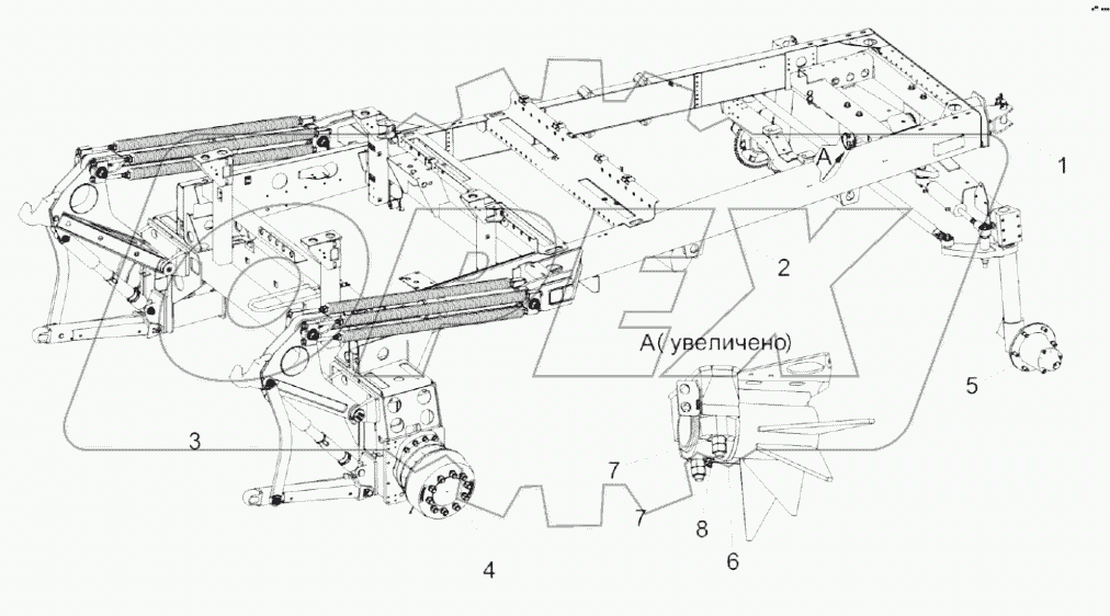  Шасси КС-100-0100010