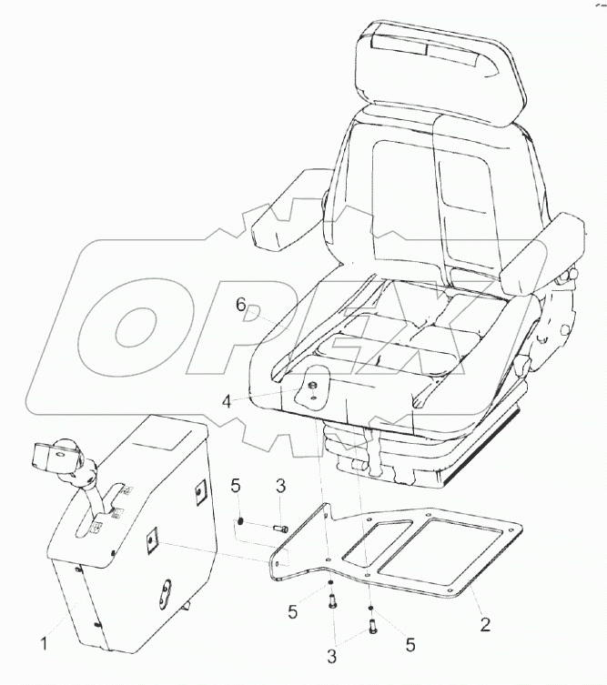  Cиденье КС-100-0119050